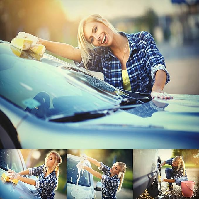 Super Absorbent Multipurpose Yellow Sponge (Pack of 8) - Image 2