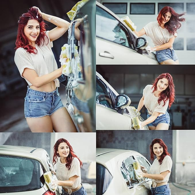 Super Absorbent Multipurpose Yellow Sponge (Pack of 8) - Image 5