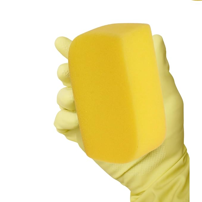 Car Yellow Sponge, Highly Absorbent & Durable (Pack of 2) - Image 6