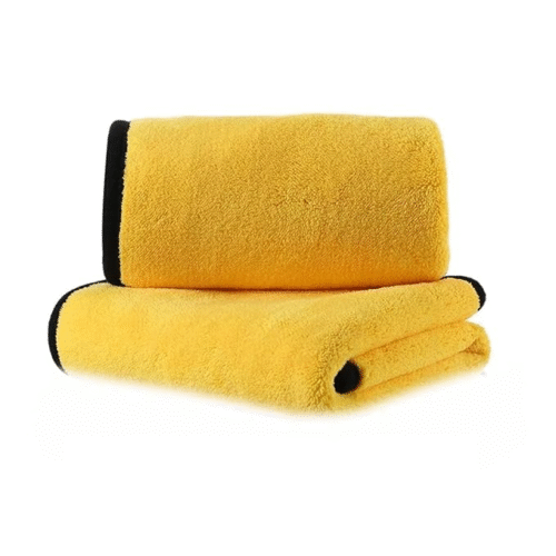 Dual-Sided Microfiber Towel for Car Cleaning (40cm x 60cm, Pack of 2)