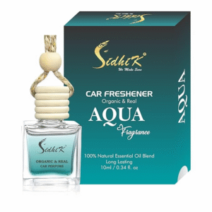 Hanging Car Air Freshener & Perfume Diffuser, Aqua Fragrance (10ml, Pack of 1)