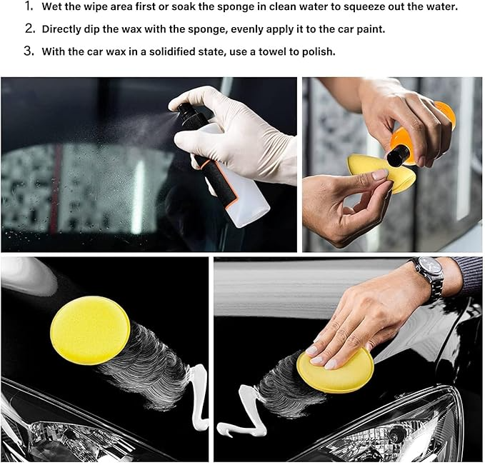 Polish Wax Applicator Sponge Pad for Car & Bike Detailing (Pack of 4) - Image 4