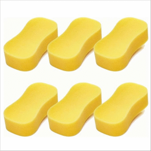 Super Absorbent Multipurpose Yellow Sponge (Pack of 6)