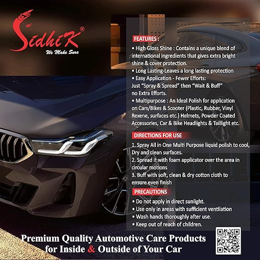 500ml Multipurpose Liquid Polish for Car & Bike (Pack of 1) - Image 4