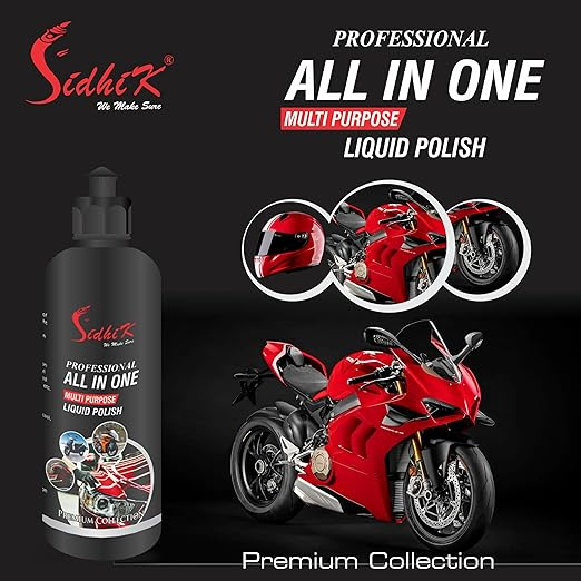 All-in-One Multipurpose High Gloss Liquid Polish for Car, Bike, Scooter, Home & Office (500ml with Sponge Pad) - Image 4