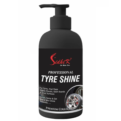 Tyre Polish Spray for Shine & Protection, Non-Greasy (300ml)