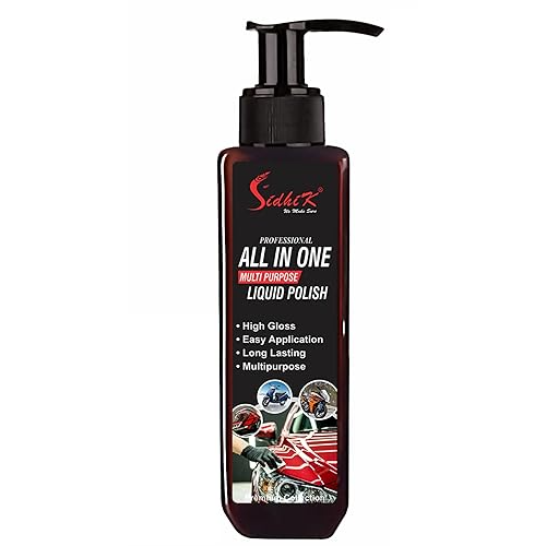 Multipurpose High Gloss Liquid Polish for Car, Bike, Scooter, Home & Office (200ml)